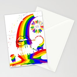 Pride trip rainbow design  Stationery Card