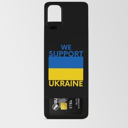 We Support Ukraine Android Card Case