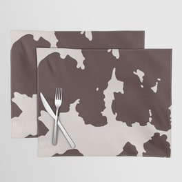 Howdy Cowhide in Brown + Tan Placemat
