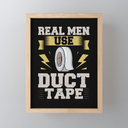 Duct Tape Roll Duck Taping Crafts Gaffa Tape Framed Mini Art Print