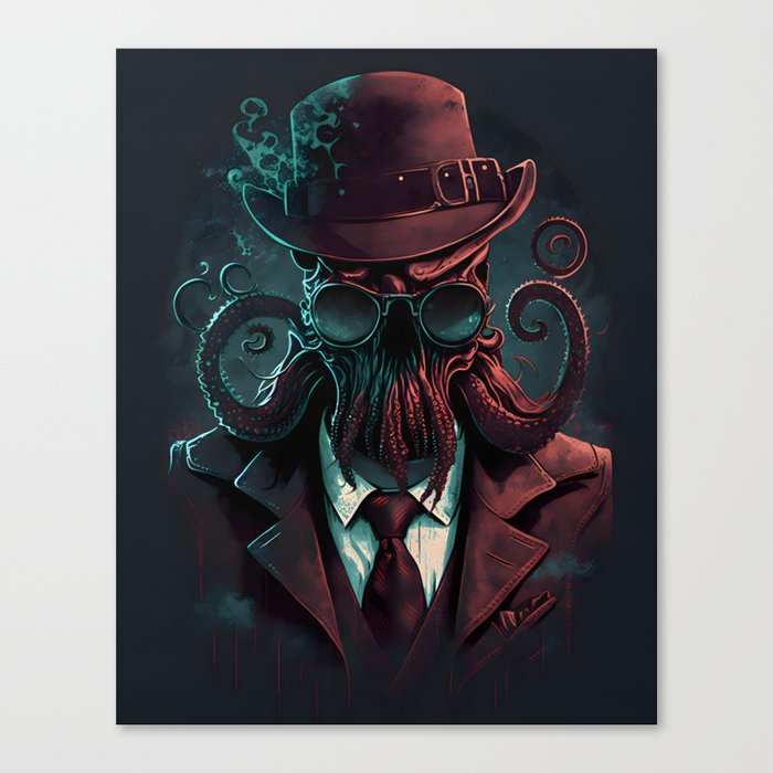Inky Don Canvas Print