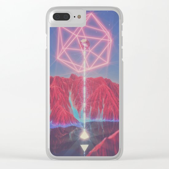 Teleportation Clear iPhone Case