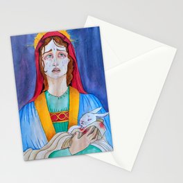 Mary Toft, Mother of Rabbits Stationery Card
