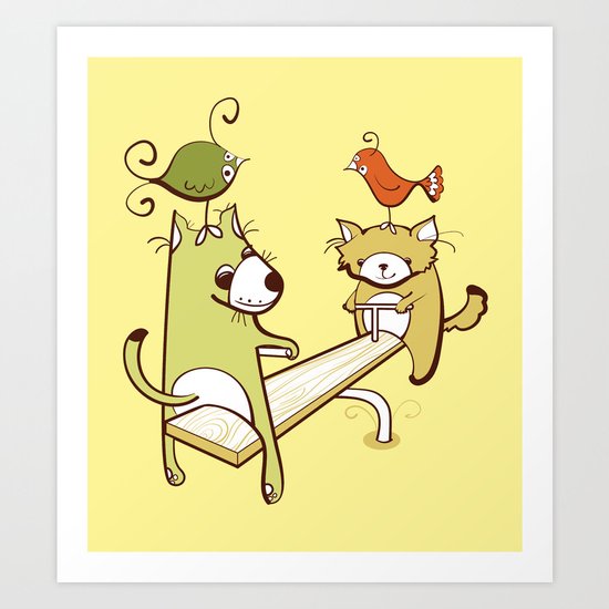 Saturdays and Sundays Art Print