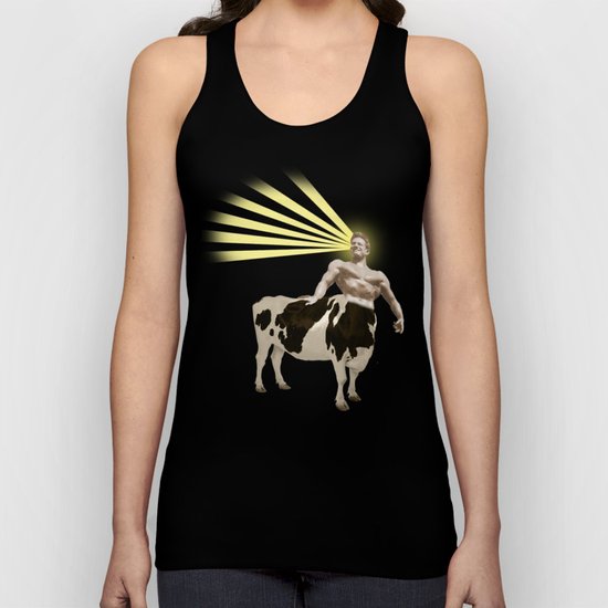 The real muscular cow-boy Unisex Tank Top