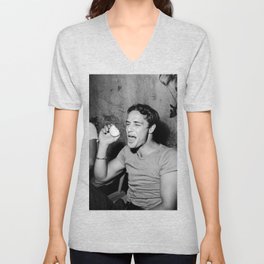 Marlon Brando #1 V Neck T Shirt | Vintage, Classic, Gay, Iconic, Photo, Brando, Cinema, Hunk, Love, 40S 