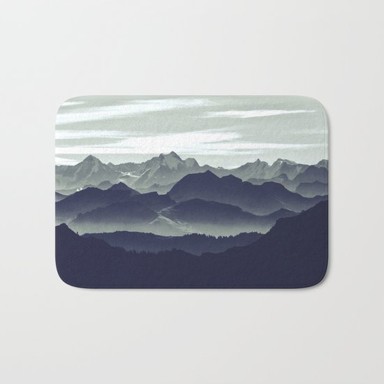Mountains are calling for us Bath Mat