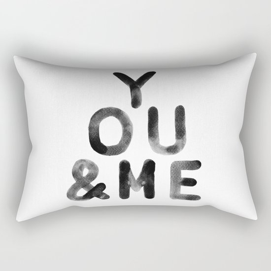 You & Me Rectangular Pillow