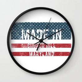 Made in Church Hill, Maryland Wall Clock