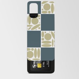 Geometric modern shapes checkerboard 19 Android Card Case