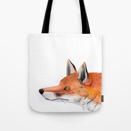 Red fox portrait Tote Bag