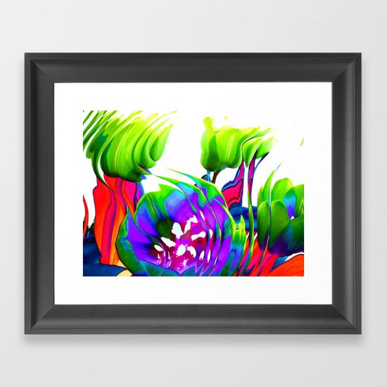 Flower Art Framed Art Print