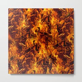 Fire and Flames Pattern Metal Print | Fireflames, Fire, Illustration, Concept, Digital, Flames, Burning, Gravityx9, Hotstuff, Firepattern 