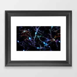 Neurons Framed Art Print
