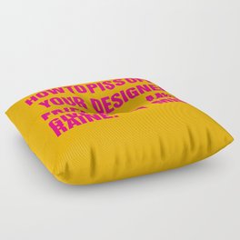 How to piss off your designer friends and give them migraine. Floor Pillow