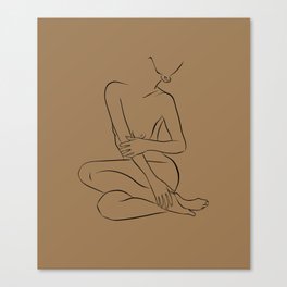 Sit Back | Nude Collection Canvas Print