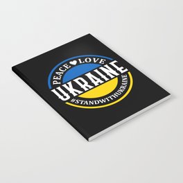 Peace Love Ukraine Notebook