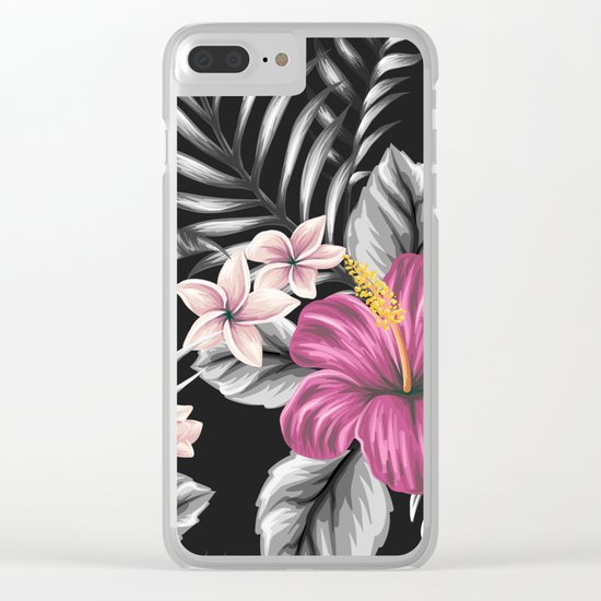 FLOWERS II Clear iPhone Case