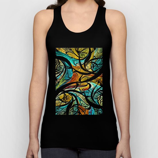 Abstract Pattern Unisex Tank Top