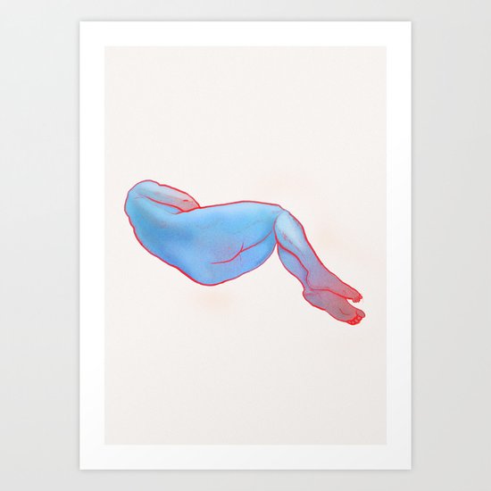 Female body 01 Art Print