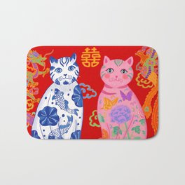 Double Happiness: When Ming Meets Qing Bath Mat