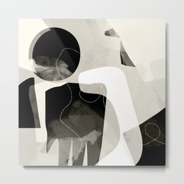 moon shine abstract art Metal Print