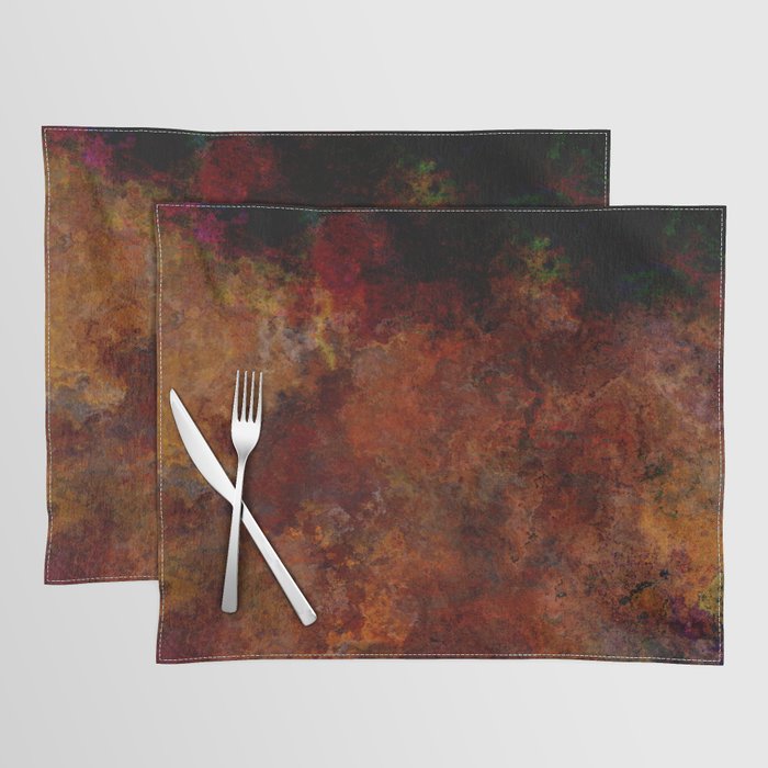 Black red Placemat