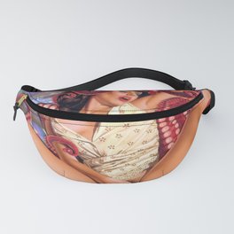 Squid Play Uncensored  Fanny Pack | Vintage, Sciencefiction, Crystals, Empowerment, Selflove, Pinup, Squid, Scifi, Health, Newage 