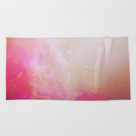 Glitch 12 Beach Towel