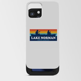 Lake Norman North Carolina Canoe iPhone Card Case