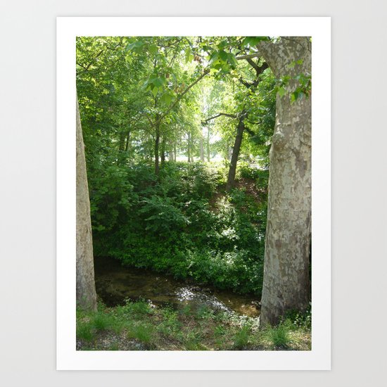 When the light comes Art Print