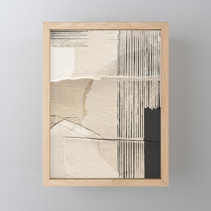 Paper Abstract Framed Mini Art Print
