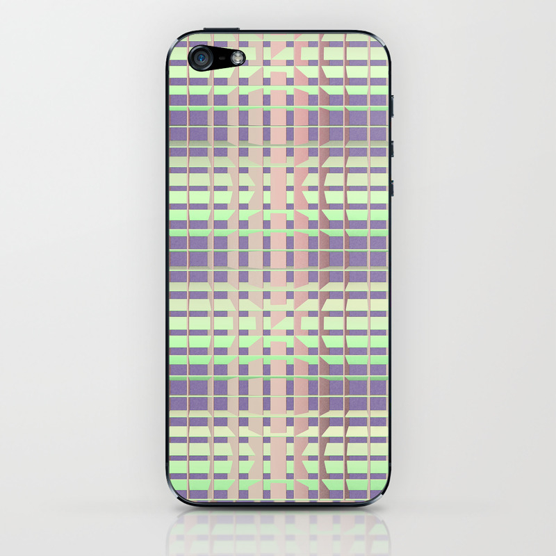 3d Seamless Retro Wallpaper Background Iphone Skin By