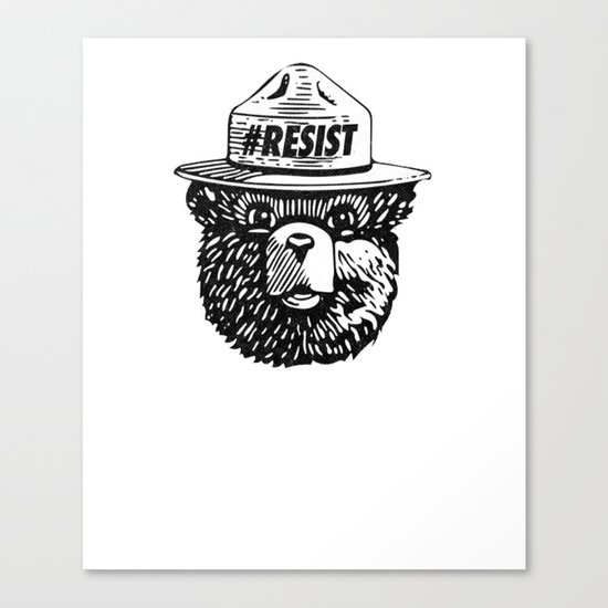 #Resist Canvas Print