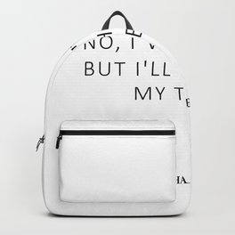 Nightmare - Feminism Quote - Smile Backpack | Graphicdesign, Typography, Feminine, Popmusic, Nightmare, Quotes, Graveyard, Popular, Minimal, Strong 