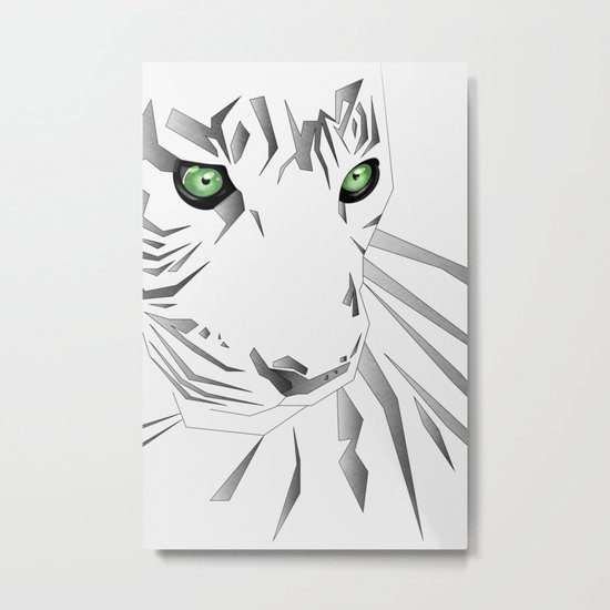 Tiger's Soul Metal Print