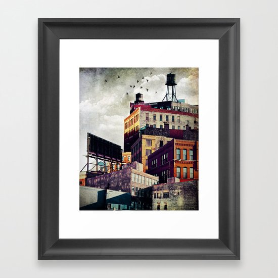 The Rooftop #3 Framed Art Print