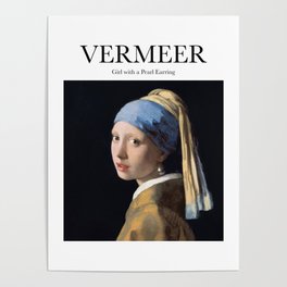 Vermeer - Girl with a Pearl Earring Poster