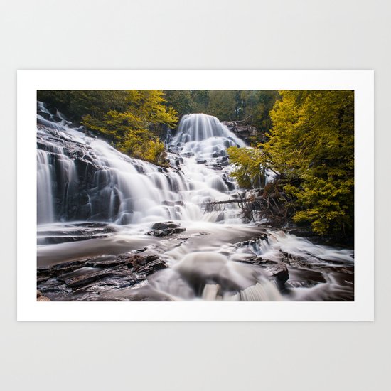 The magic Waterfalls Art Print