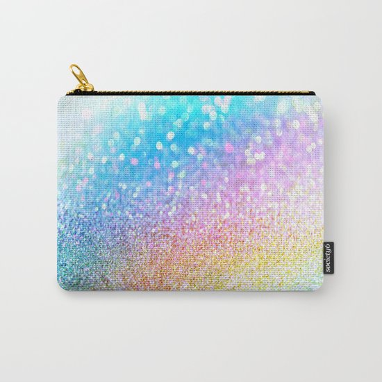rainbow glitter Carry-All Pouch
