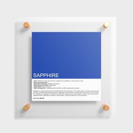 Sapphire Floating Acrylic Print