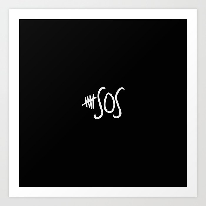 5 SOS Merch Art Print