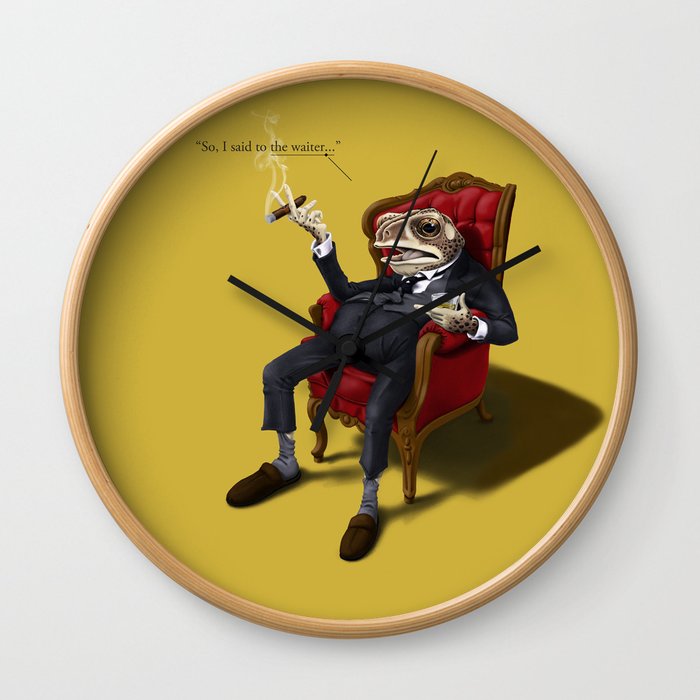 Fly in My Soup (Colour) Wall Clock