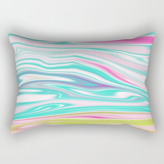 Iridescent Marble 12 Rectangular Pillow