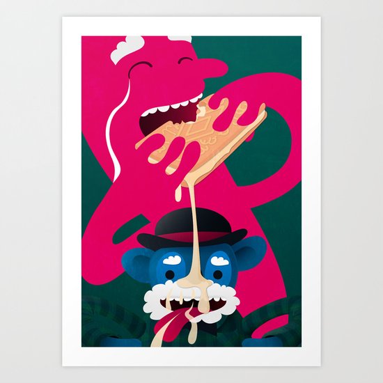 More Custard Art Print