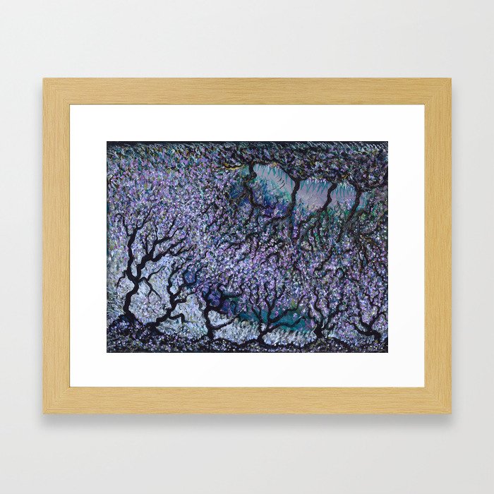 Olive Tree Fields Framed Art Print