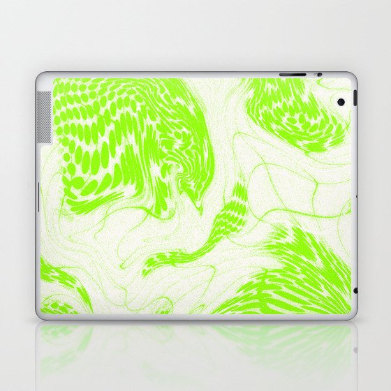 Green Wave Grunge Laptop & iPad Skin