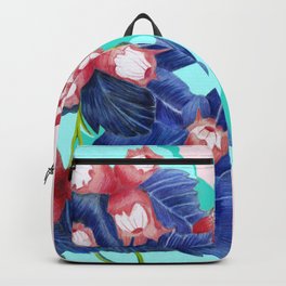 pastell spring leaves Backpack