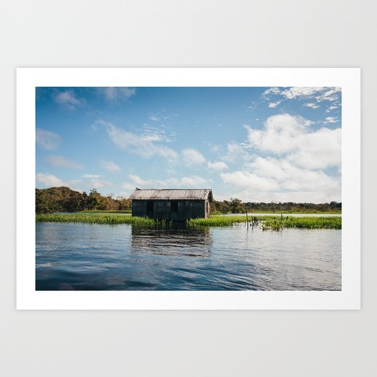 House on Water Art Print