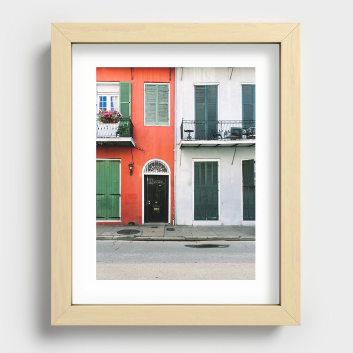 Contrasting Colors Recessed Framed Print